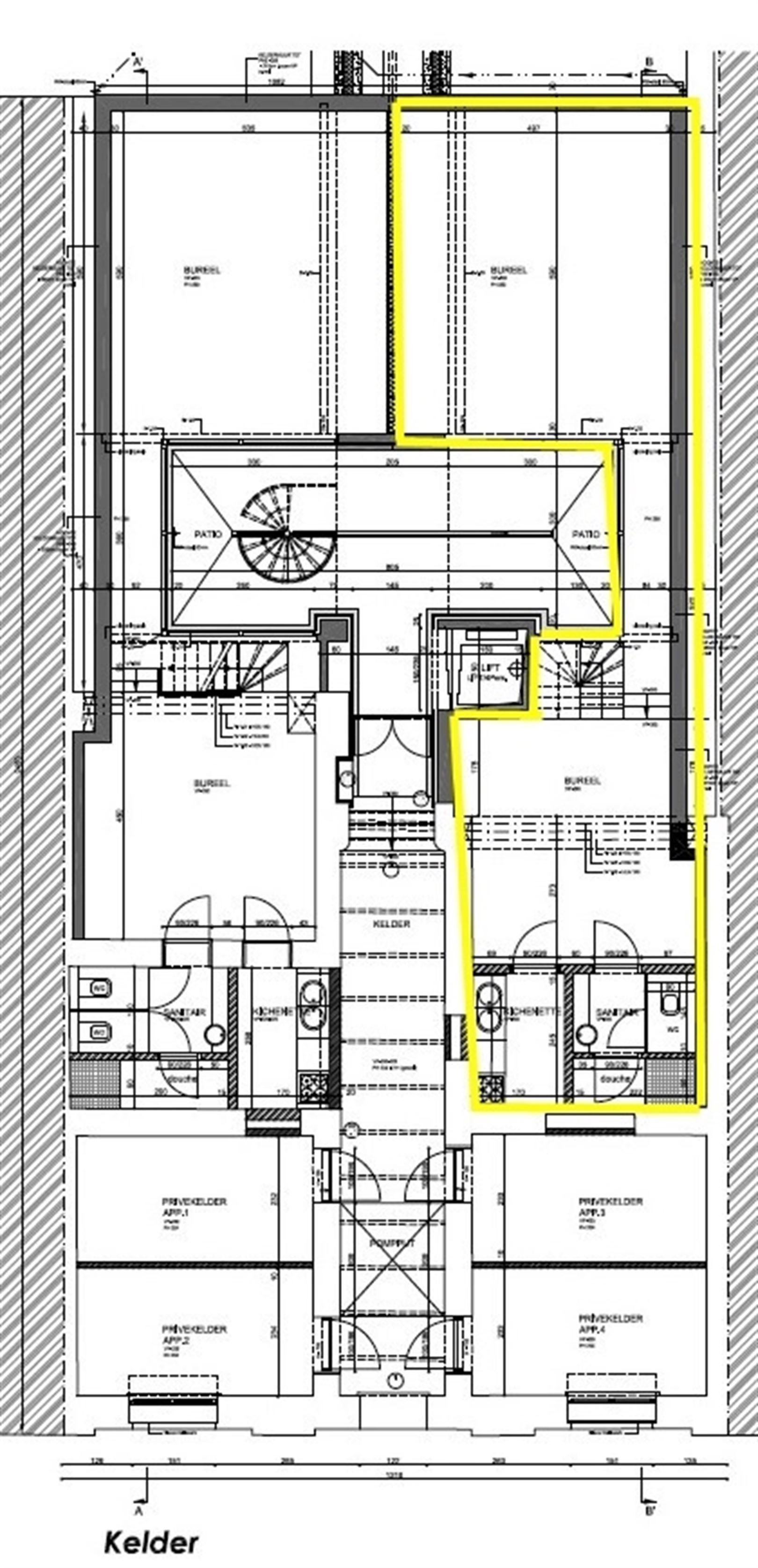 Kantoor van 125 m² in karaktervol herenhuis Gent Zuid  foto 10