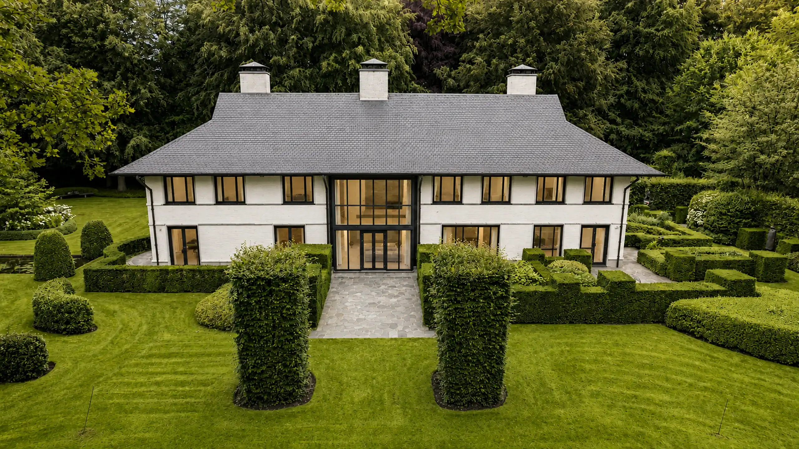 Exclusieve villa met parktuin in Vriesdonk, op ca. 6.411 m² foto {{pictureIndex}}
