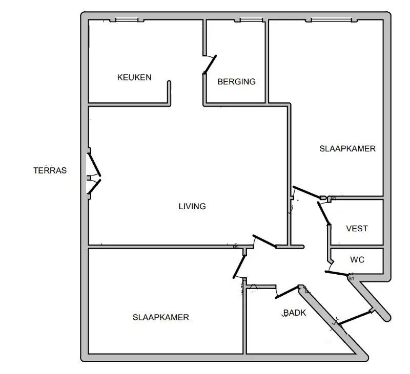 --- NIEUW ---&nbsp;Instapklaar appartement met garagebox en terras nabij het Rabot / Prinsenhof . foto 15