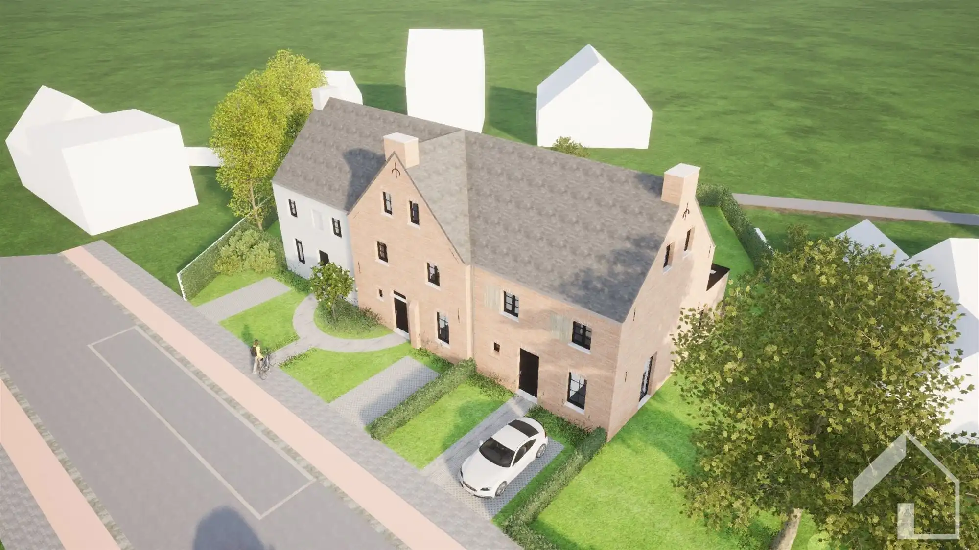 3 volledig afgewerkte nieuwbouwwoningen nabij centrum van Broechem foto 5