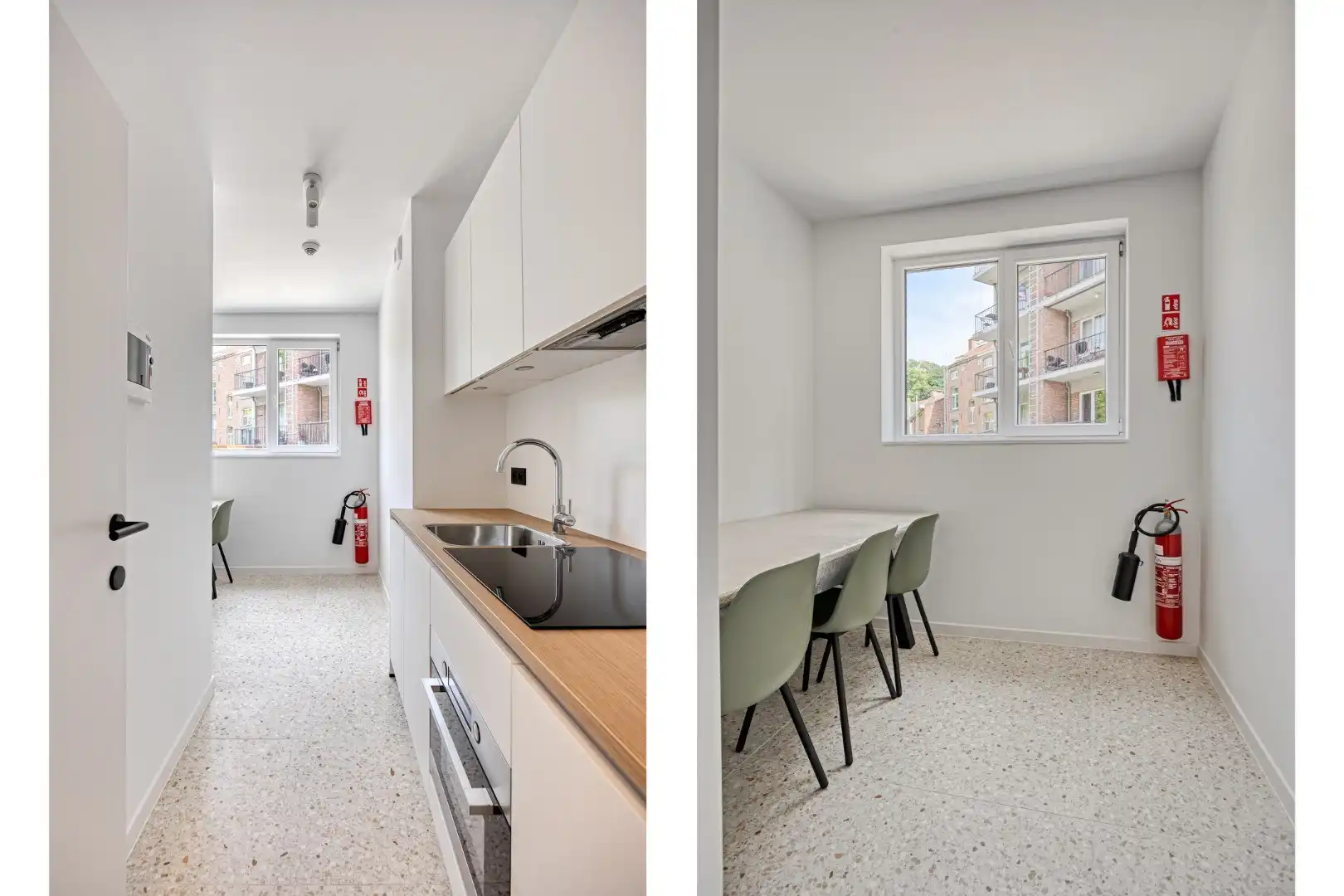 Volledig gerenoveerde studentenkamer in residentie met 29 studentenkamers in hartje Leuven - EPC label A! foto 2