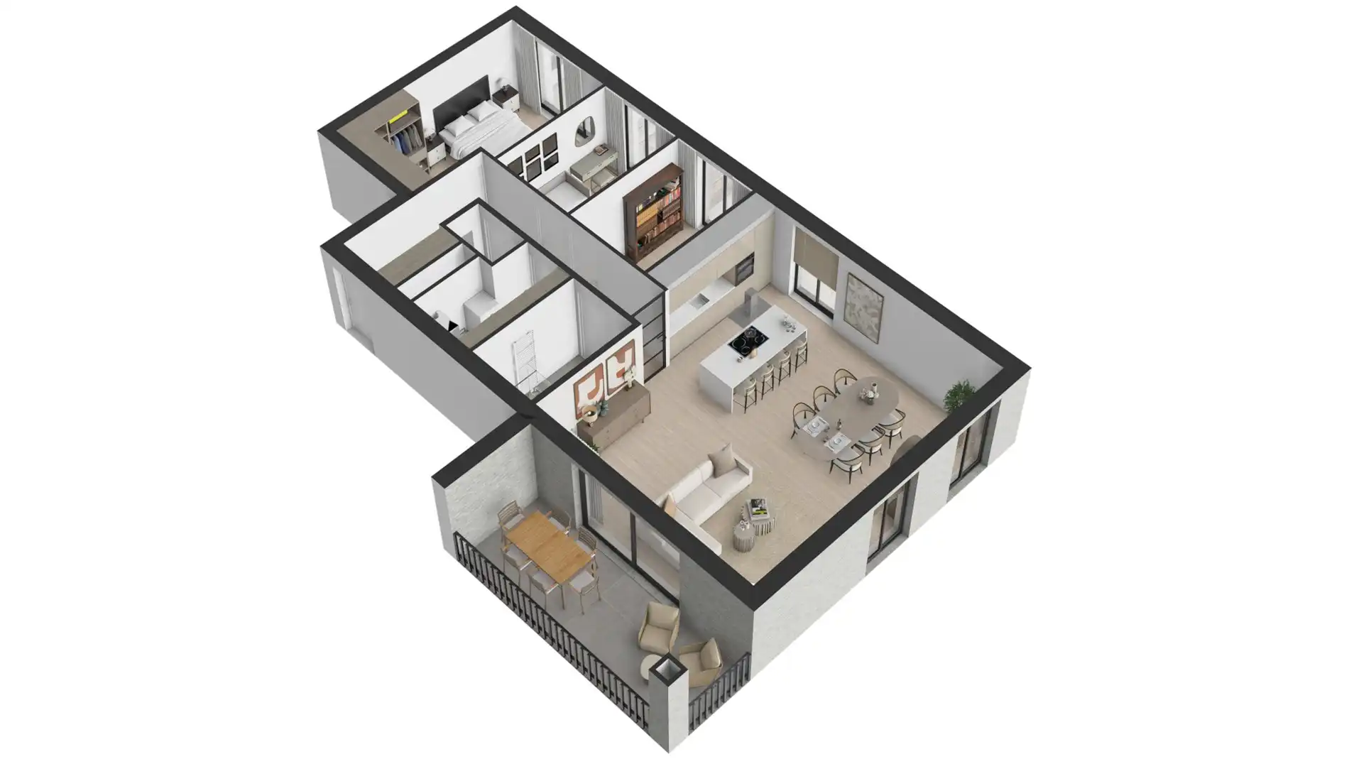 Drieslaapkamerappartement te koop in het hartje van Pelt! foto 24