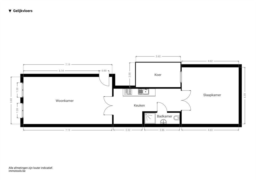 Vergund opbrengsteigendom van 4 appartementen foto 9