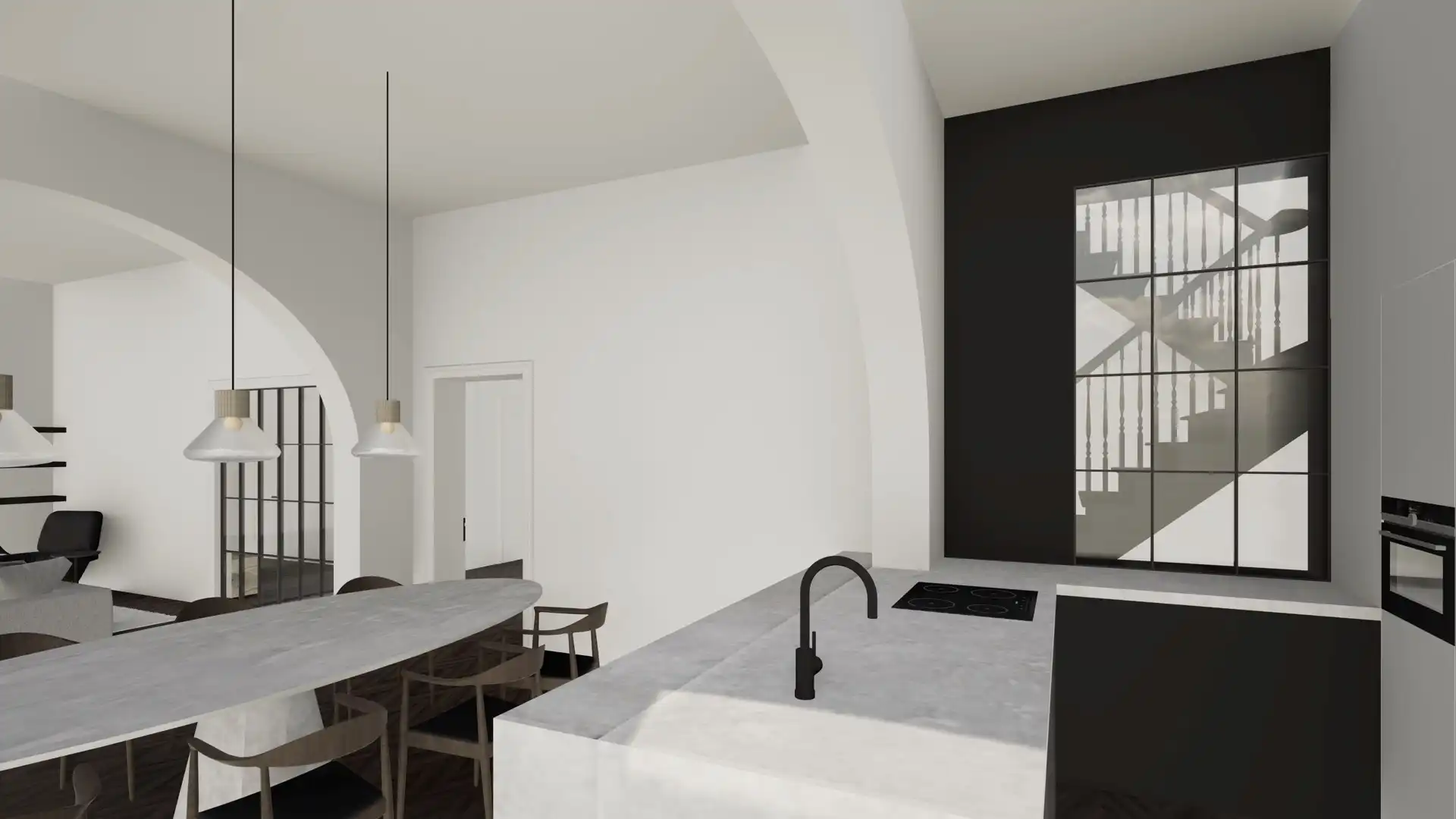 Stijlvol nieuwbouwappartement van 180 m² met veranda en privatieve tuin in hartje Sint-Truiden. foto 5