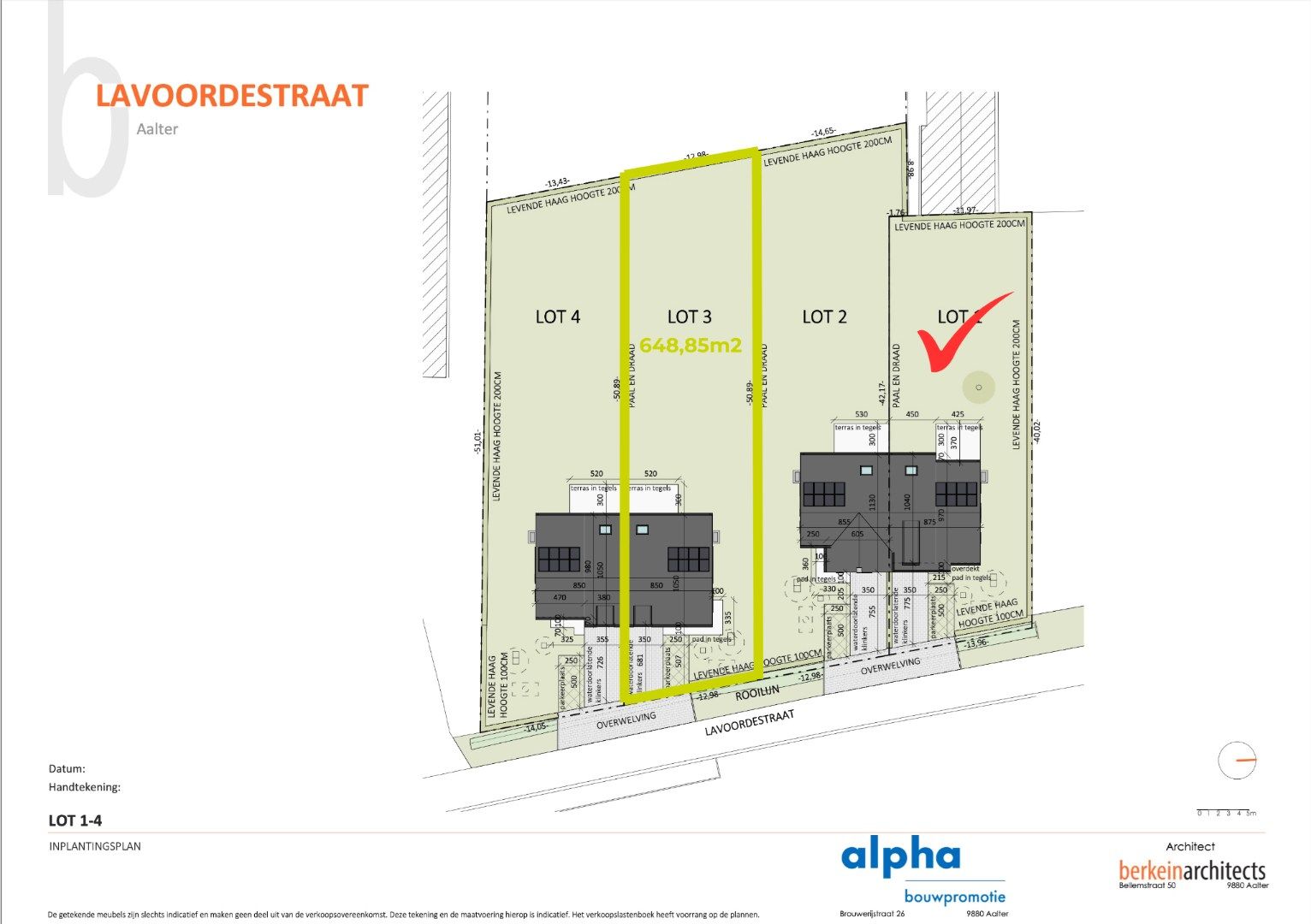 Bouwgrond voor een halfopen bebouwing met bouwvergunning – bouwen aan 6% BTW! foto 2