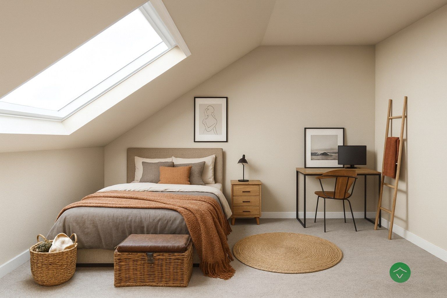 Ruim duplexappartement met terras en garage nabij centrum Roeselare foto 15