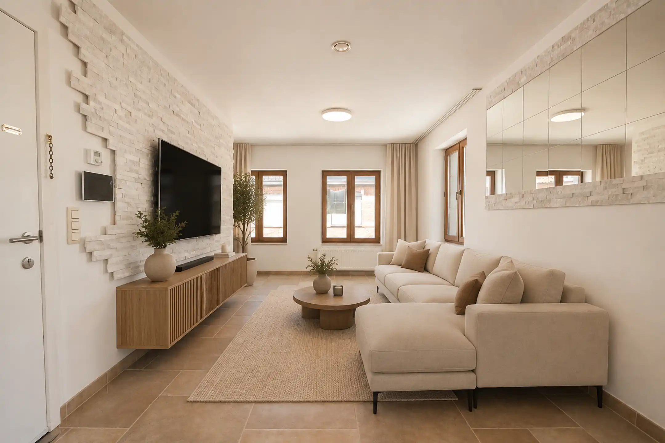Duplexappartement met 3 slpk, terras en staanplaats foto 3