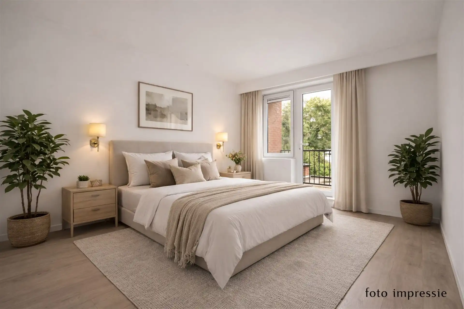 Gelijkvloerse INSTAPKLARE duplex met tuin  in Borgerhout  foto 4