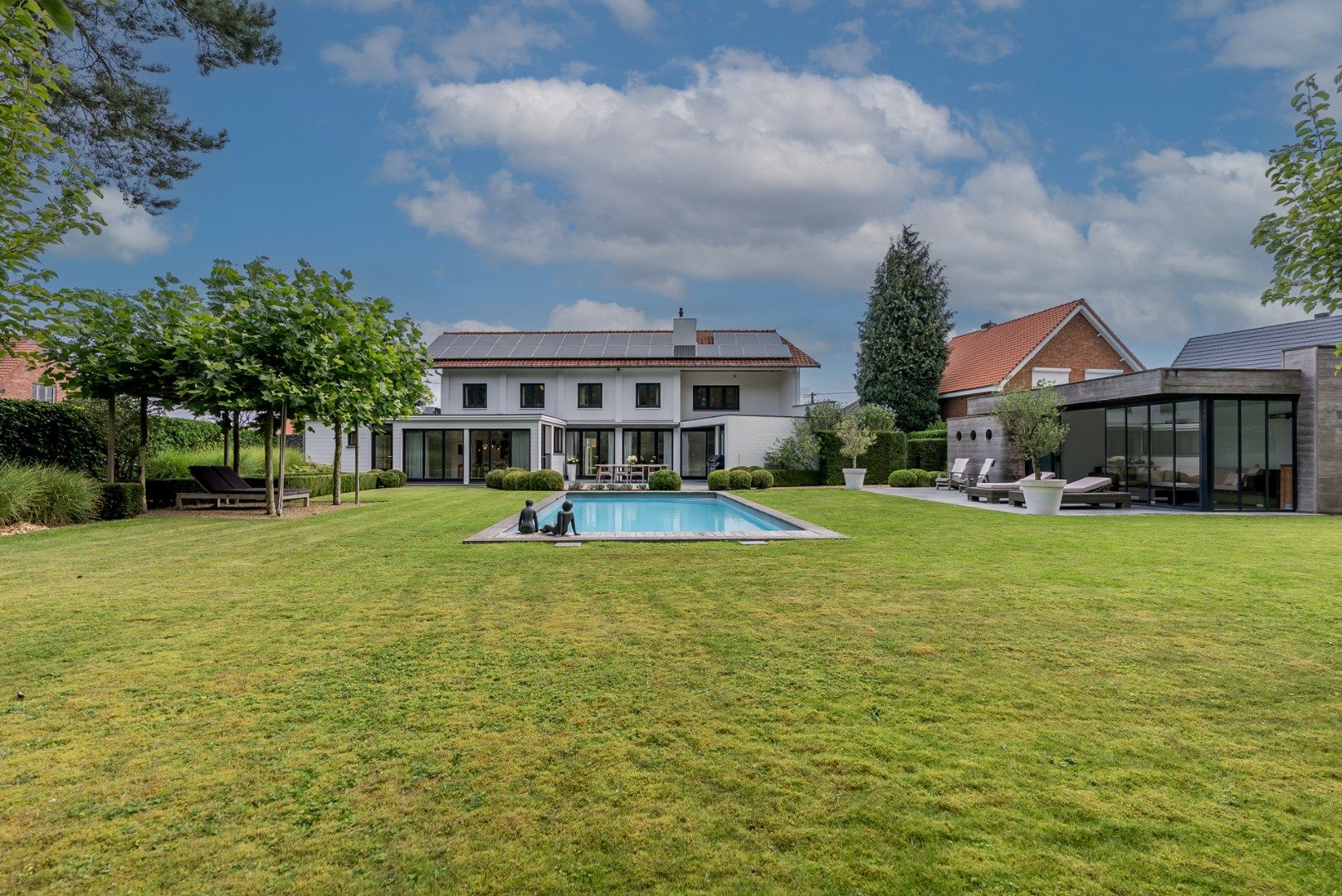 Prachtig gelegen villa met zwembad op 33 are tegen de Keiheuvel ! foto 47