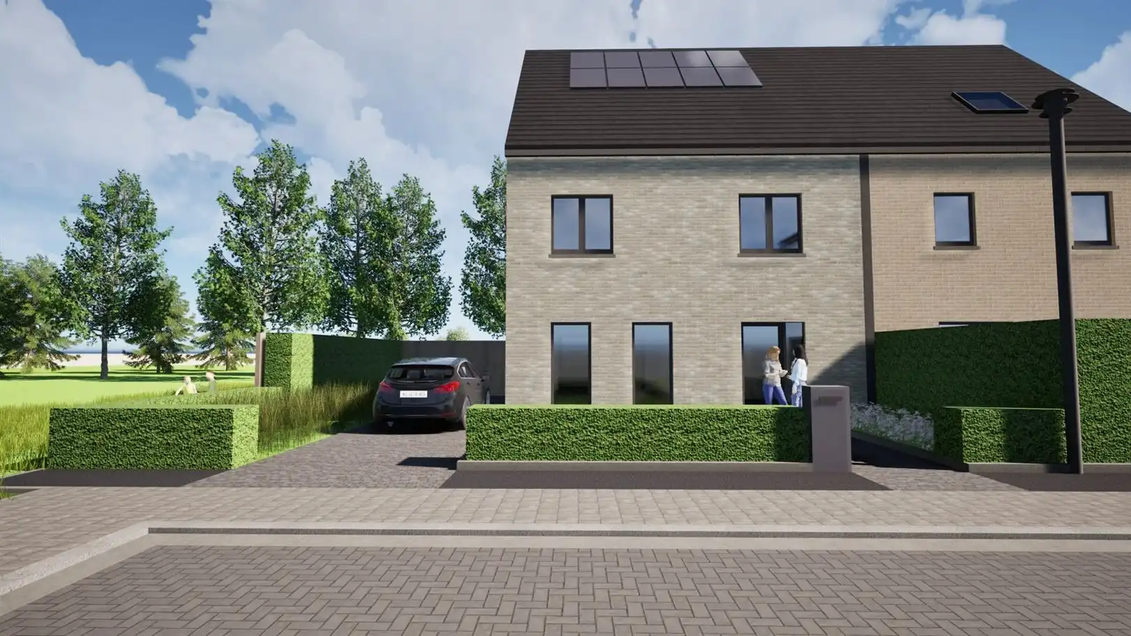 Nieuwbouw in een gezellige verkaveling. foto 5