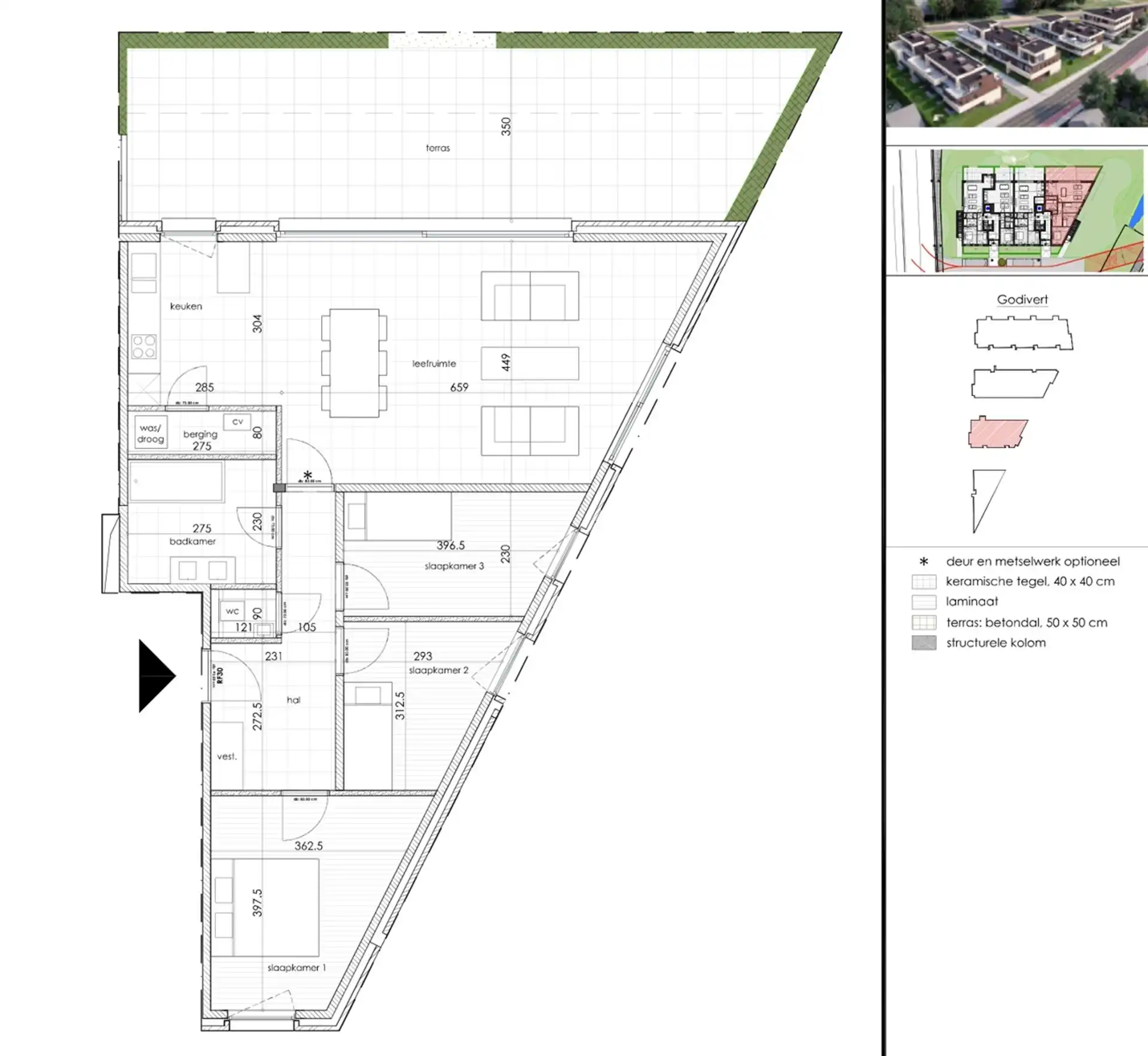 Lichtrijk gelijkvloers appartement met terras en tuinzicht foto 19