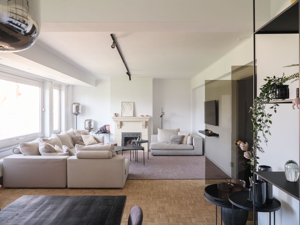 Kwalitatief hoekappartement (BVO 118 m²) met terras en een weids zicht over het Zuidpark en de torens van Gent. foto 2