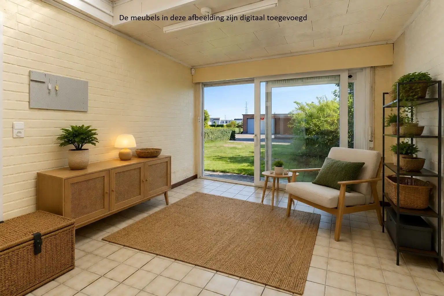 Gelijkvloers appartement met 2 slaapkamers, terras en tuin foto 19