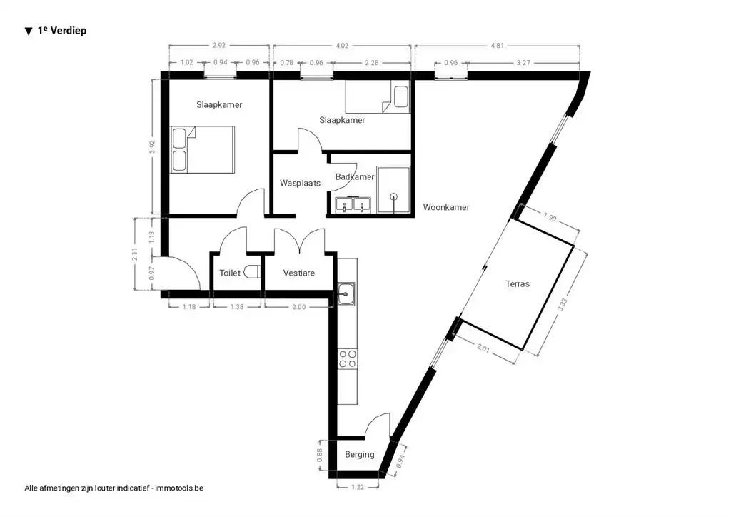 Recent appartement met groen zicht en P foto 15