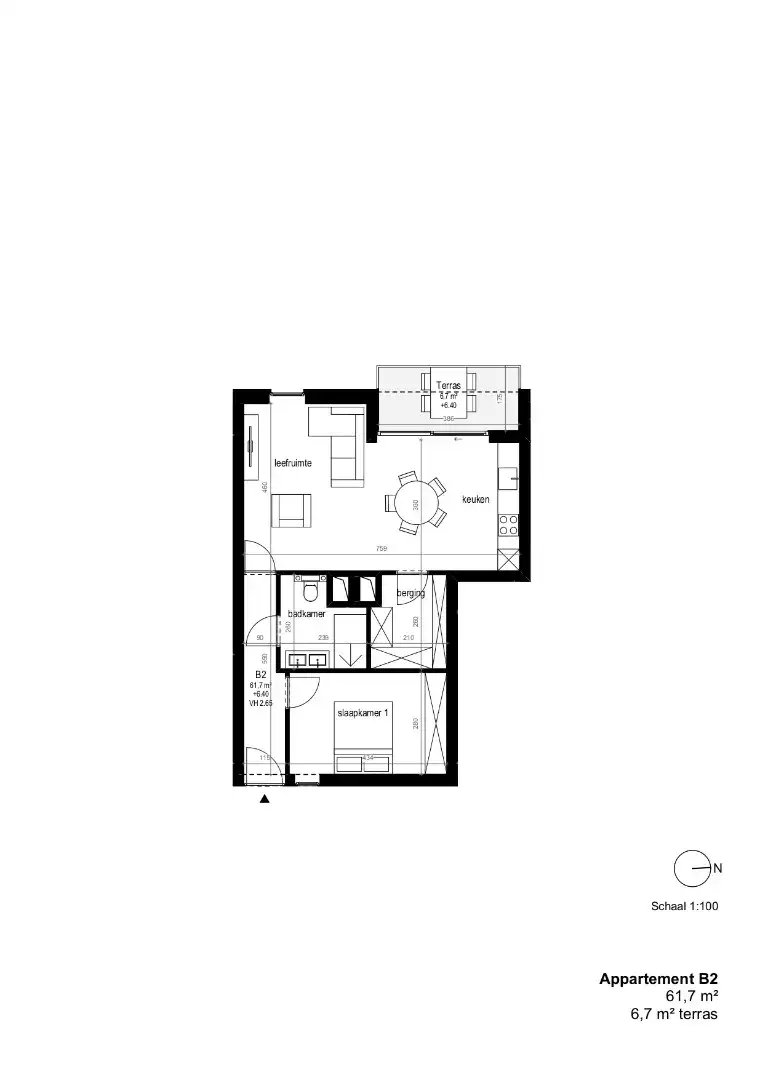 Appartement op de tweede verdieping foto 4