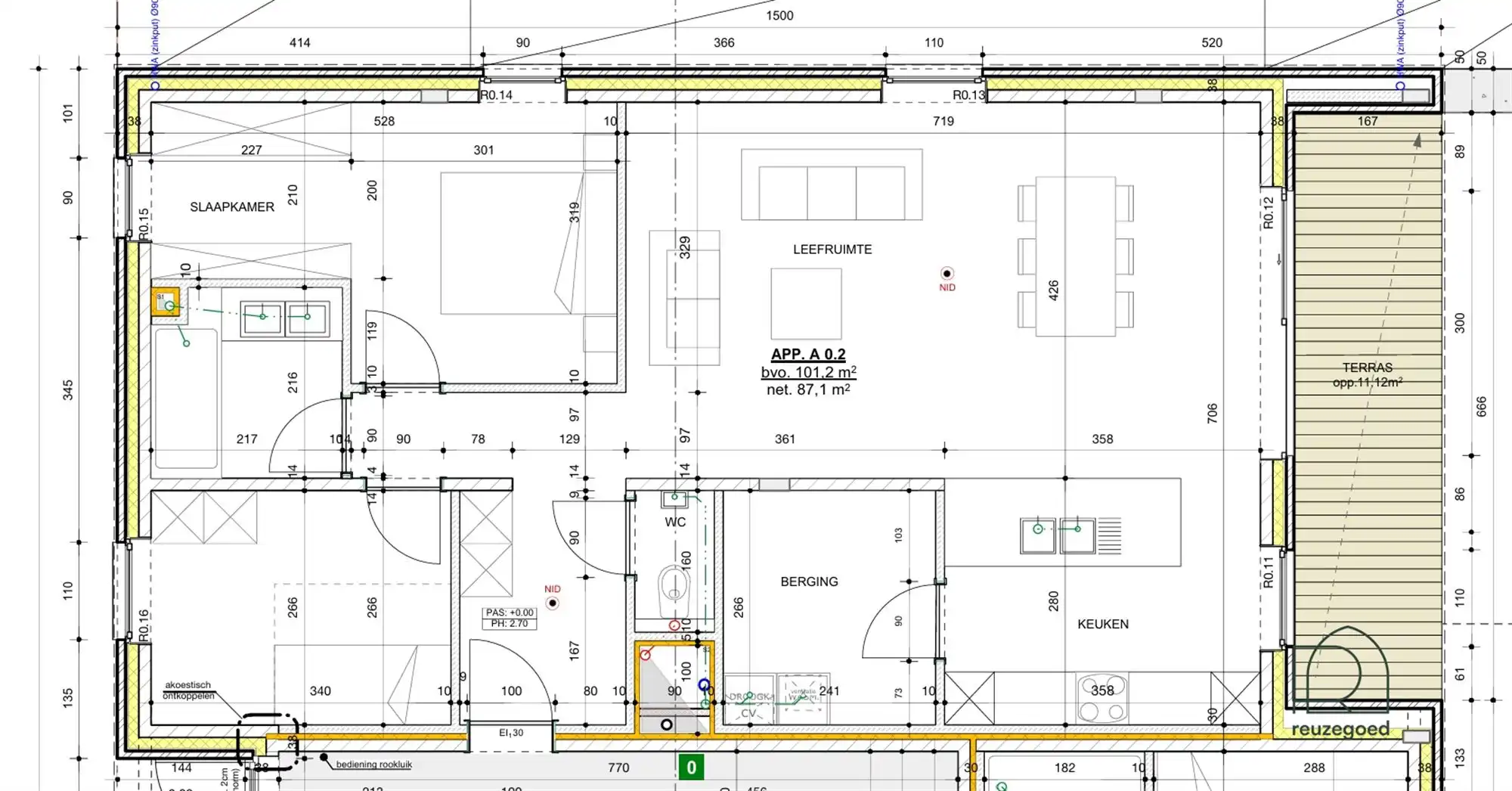 Ruim gelijkvloers appartement met grote tuin en terras in Putte foto 17