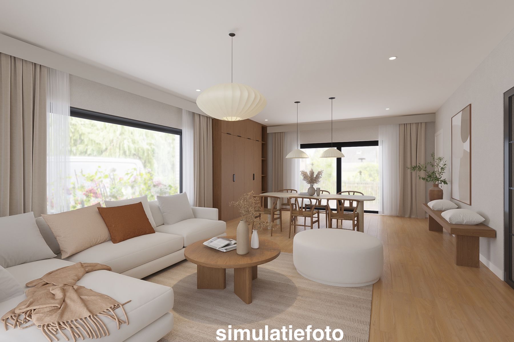 Aangename woning met 4slpk, tuin + garage  foto 2