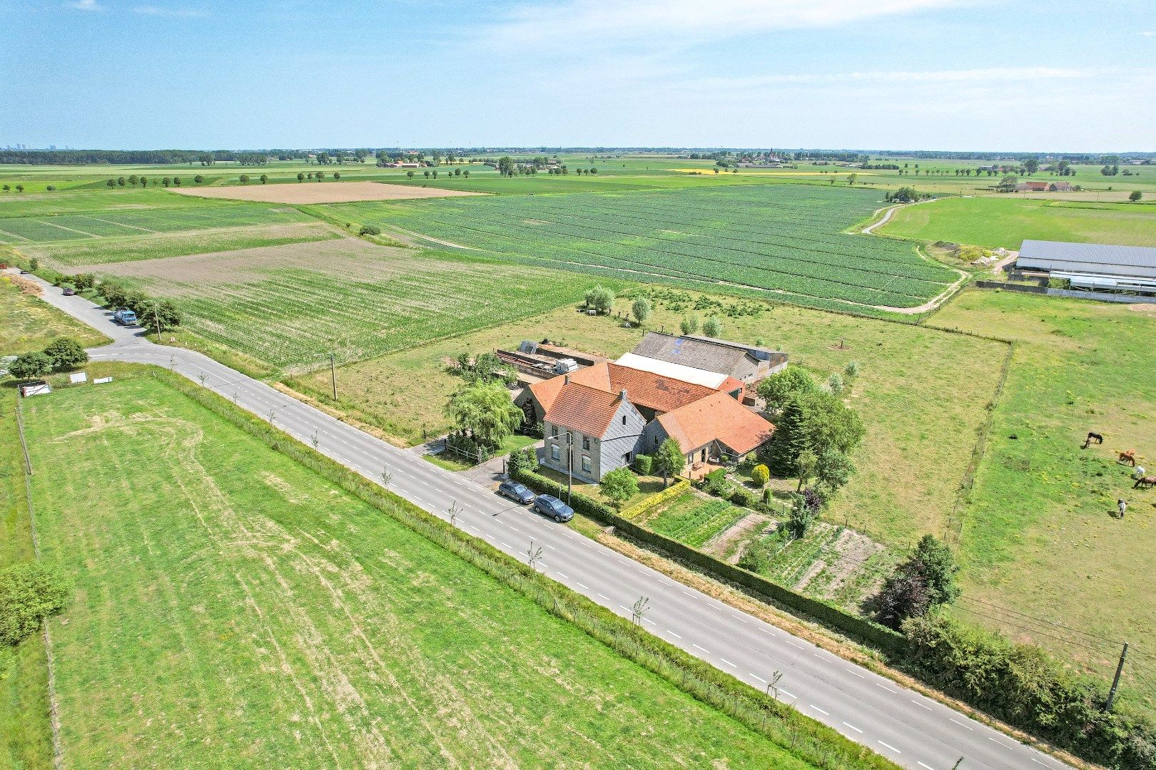 Hoofdfoto van de publicatie: Centraal gelegen hoeve op 11.012m² te Diksmuide!