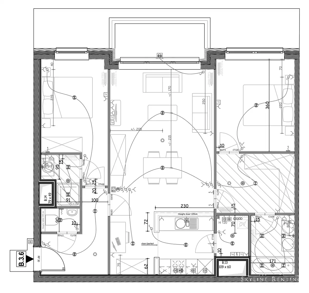 Prachtig gemeubeld 2 slpk appartement met TERRAS (NAVO) foto 14