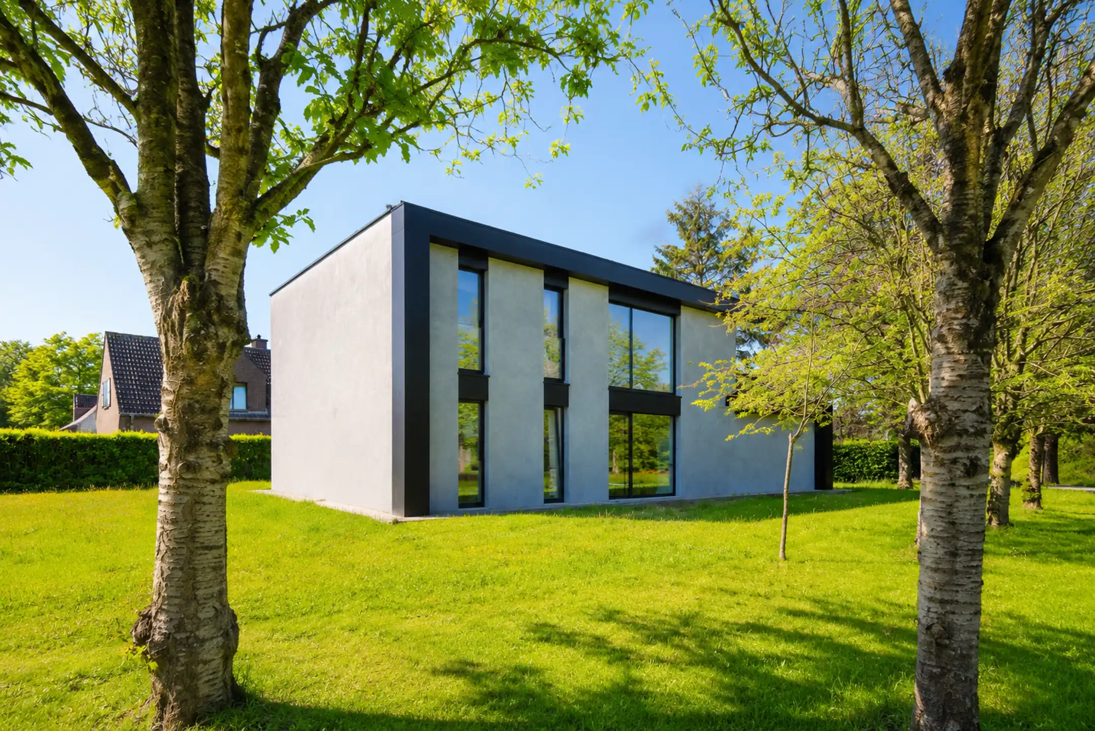 Modernistische woning met 4 slaapkamers en tuin te Drongen foto 2