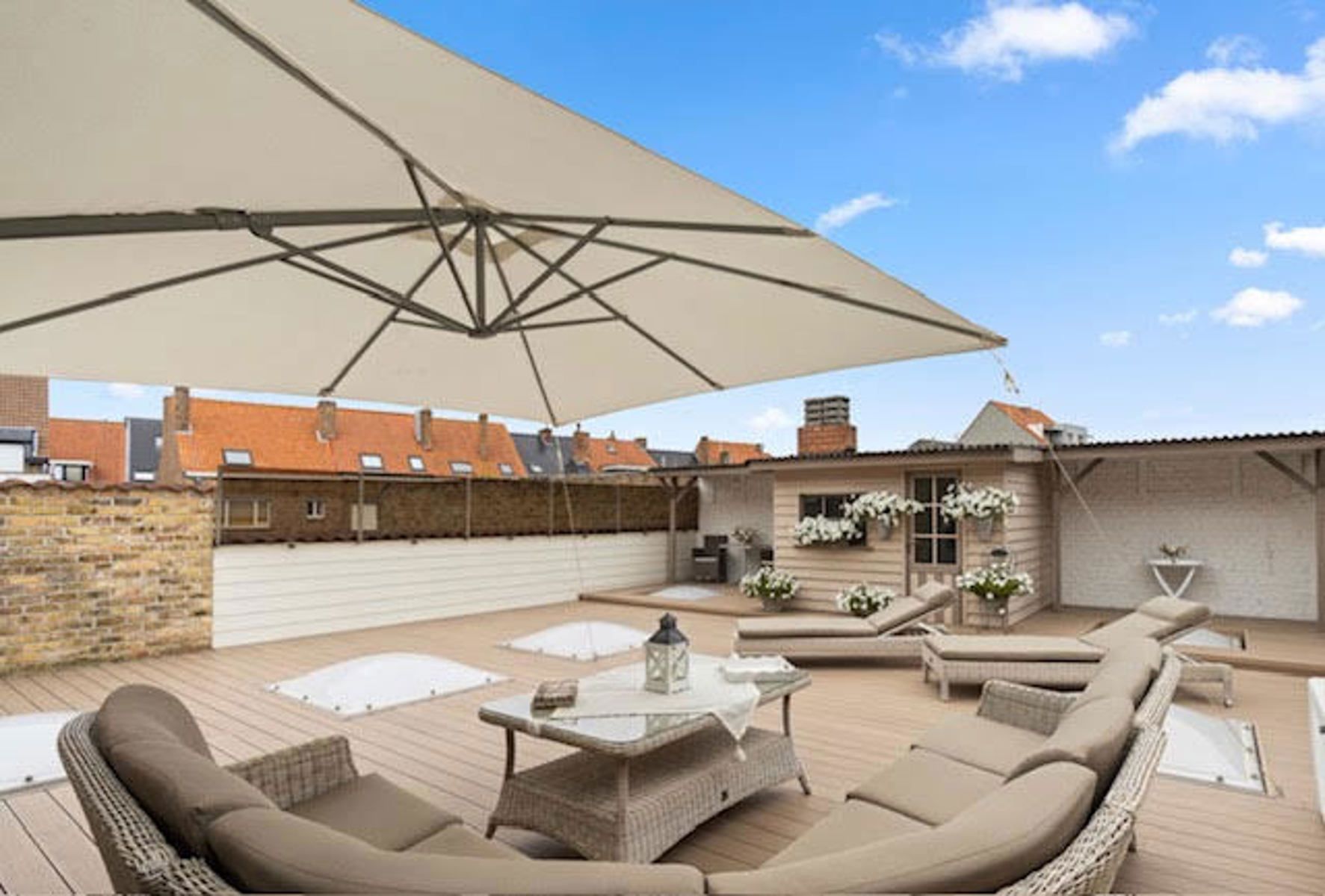 Ruime 5 slpk duplex met uniek zonneterras in hartje Oostende foto 17