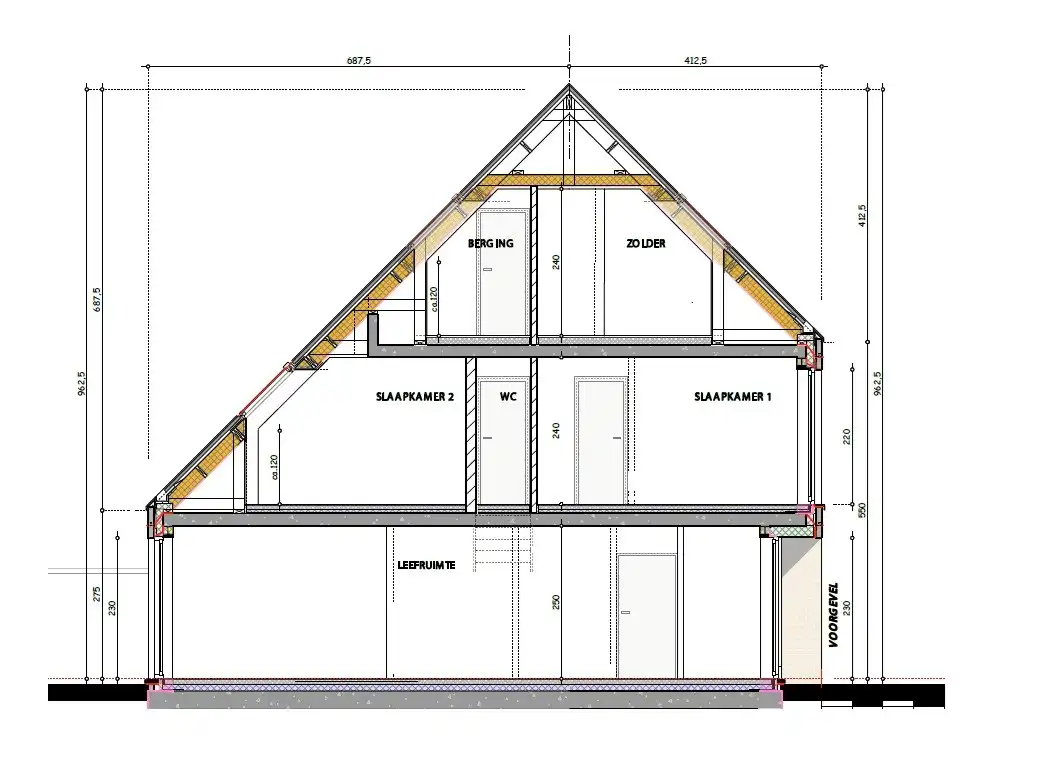 Nieuwbouwwoning met 3 slaapkamers en E-peil 10 te Veurne  foto 7