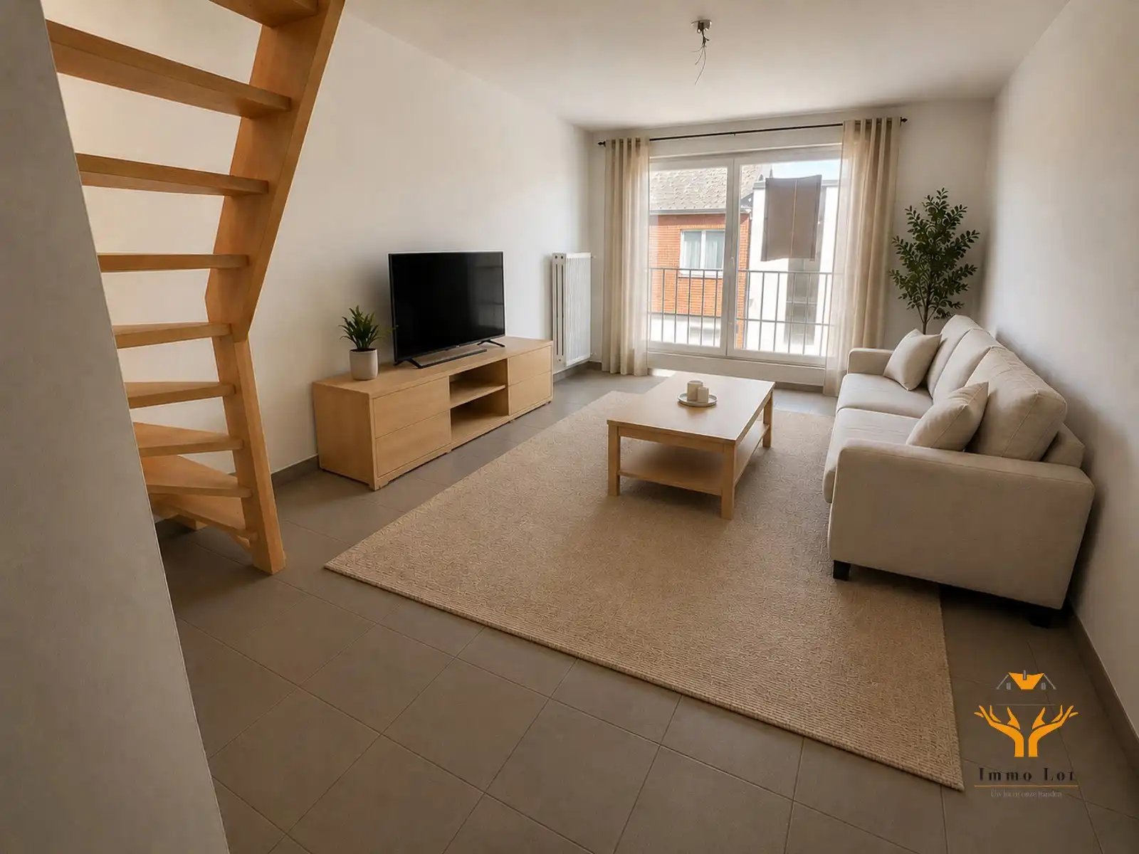 Knus tweeslaapkamerappartement te huur in Zele foto 7