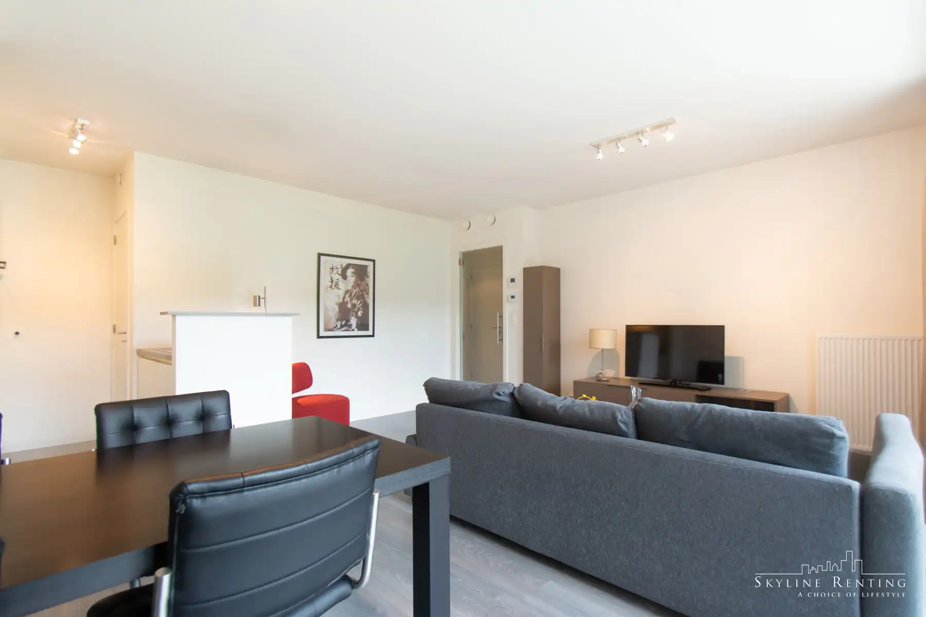 Prachtig gemeubileerd appartement - 1 kamer met terras.  foto 3