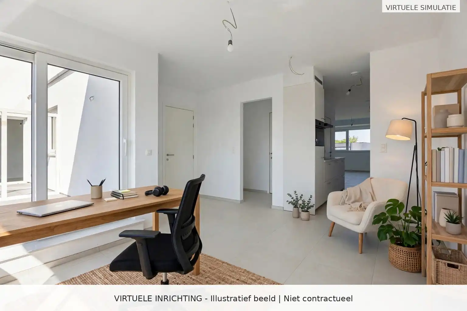 Energiezuinig nieuwbouw duplex appartement 2 kamers, terras foto 6