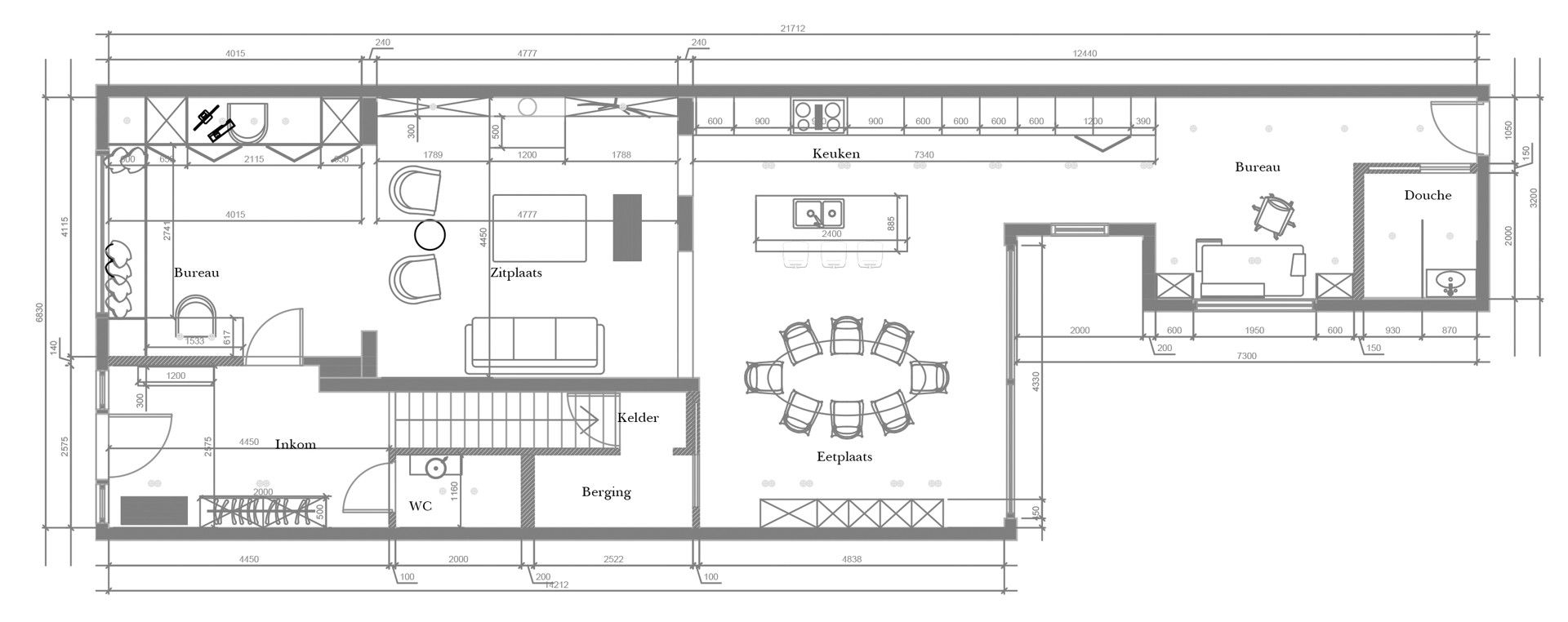Af te werken te koop woning in het centrum van Ingooigem foto 15