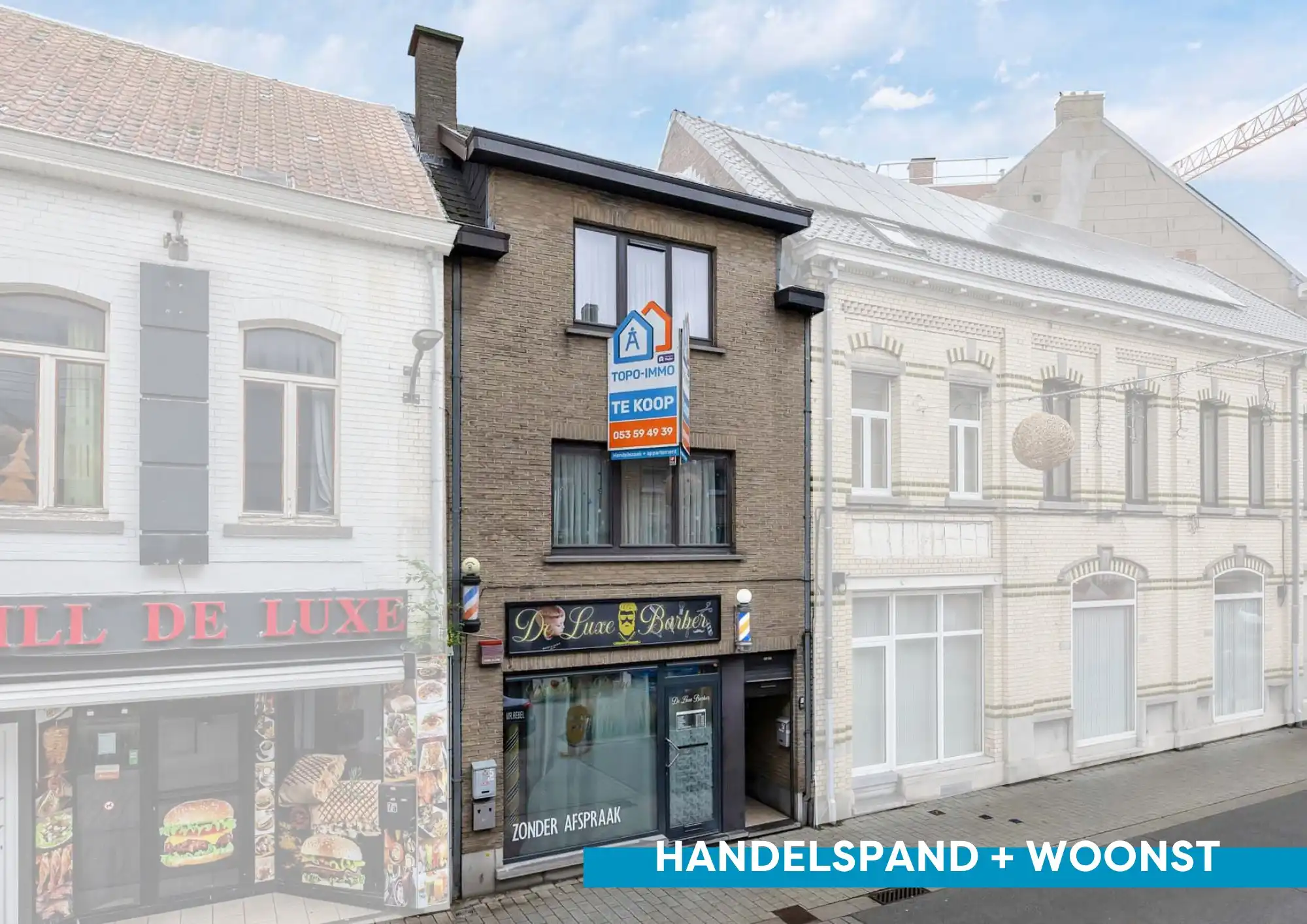 Interessant investeringspand met handelspand en appartement foto {{pictureIndex}}