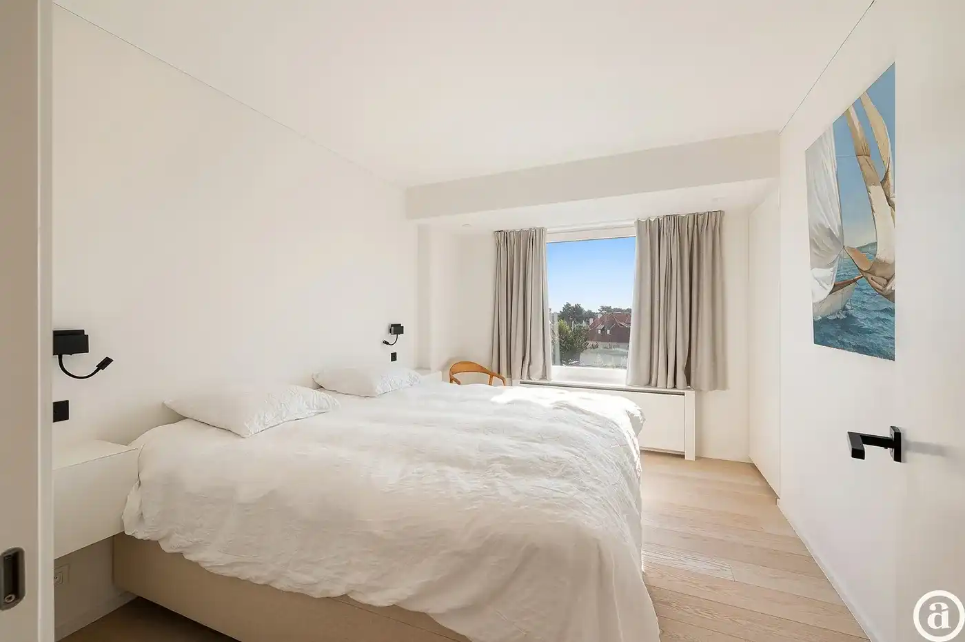 Stijlvol hoekappartement met open uitzicht nabij het Zoute. foto 17