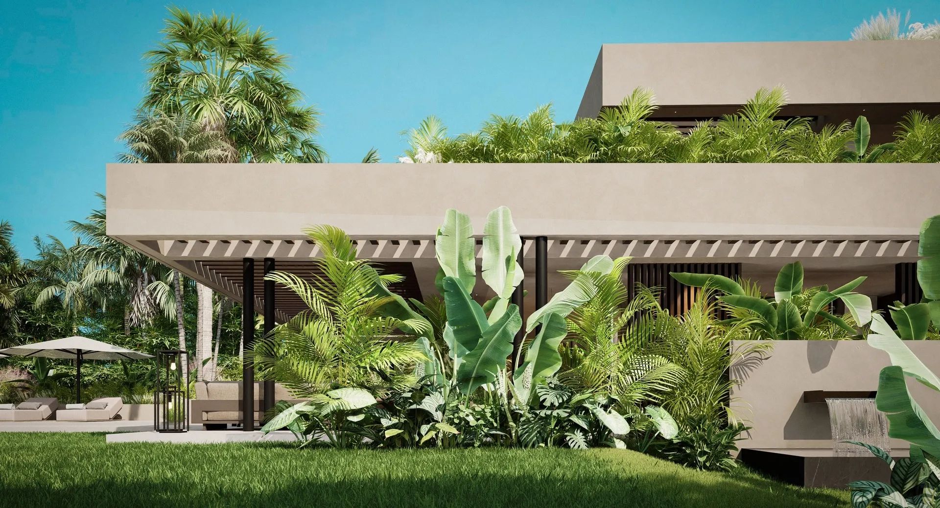Architectonisch meesterwerk in Nueva Andalucía – luxe designvilla met infinity pool en tropische rust foto 43