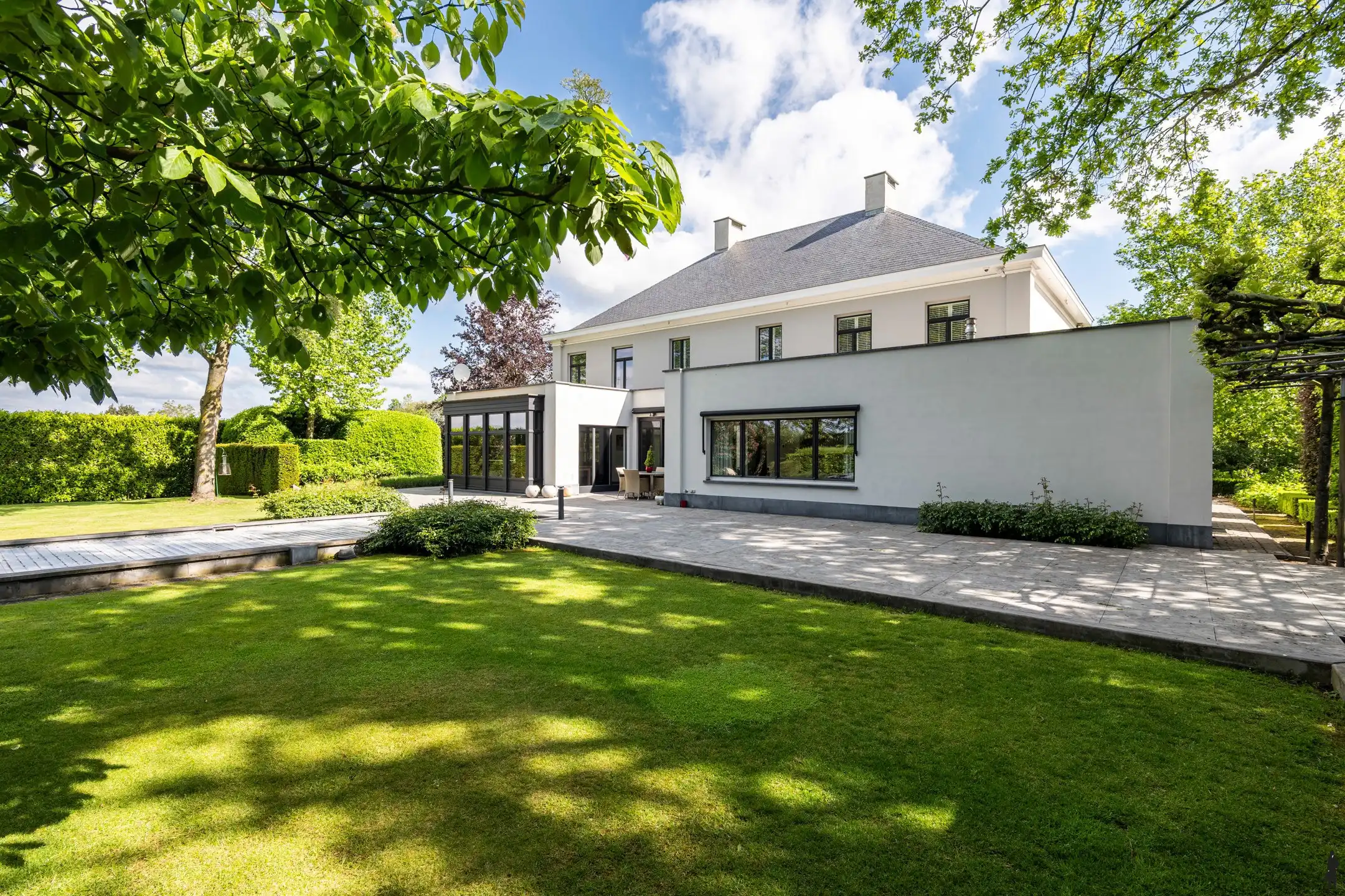 Prachtige villa met ondergrondse parkeerkelder (6wagens) langs groene rand van Weelde foto 25