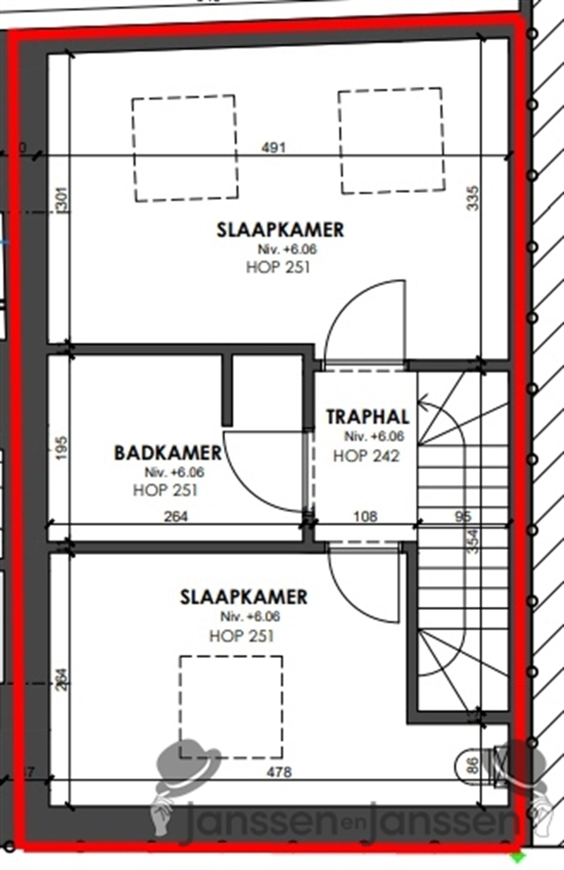 Duplex appartement met 2 slaapkamers foto 4