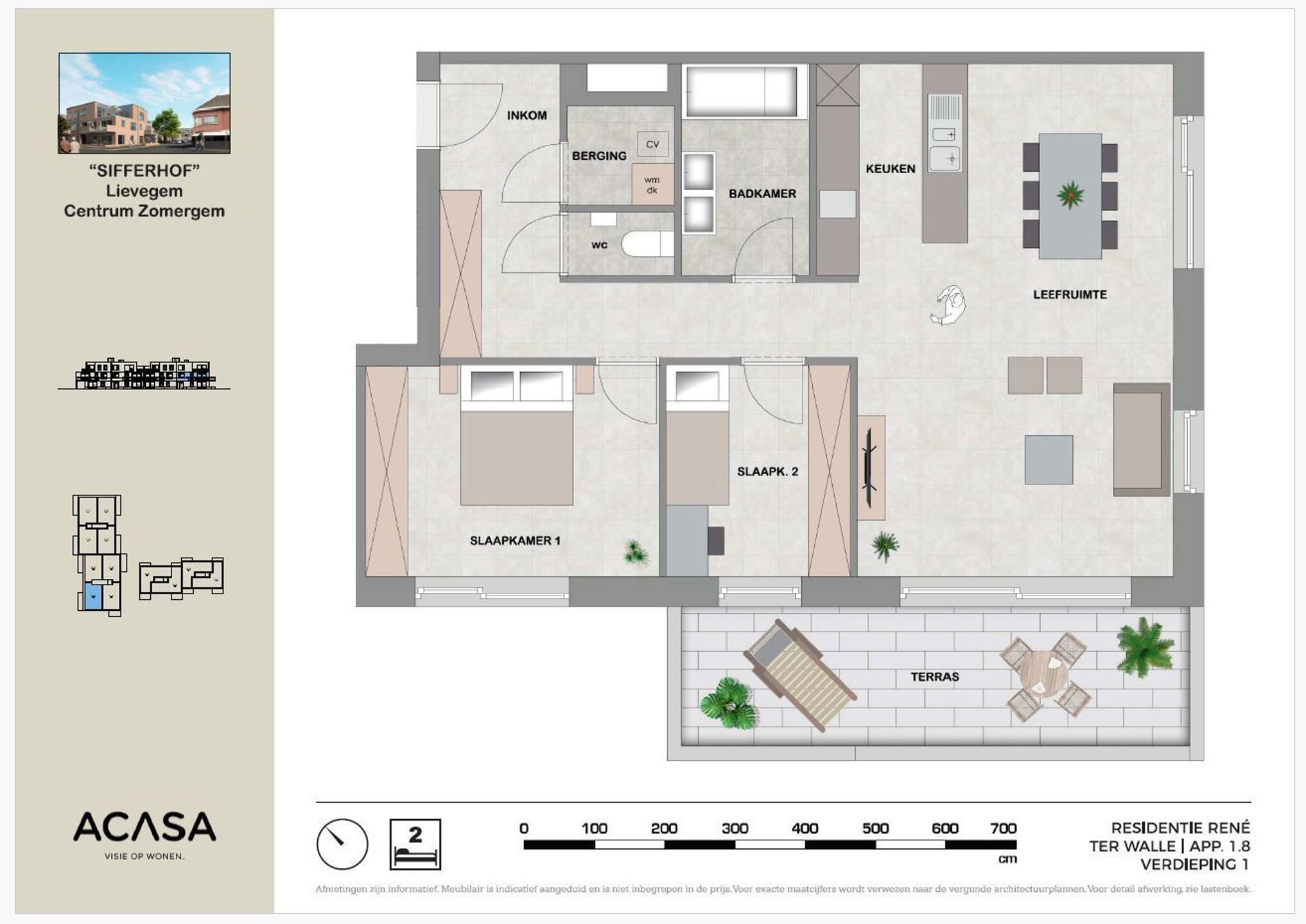 Nieuwbouw appartement in hartje Zomergem foto 12