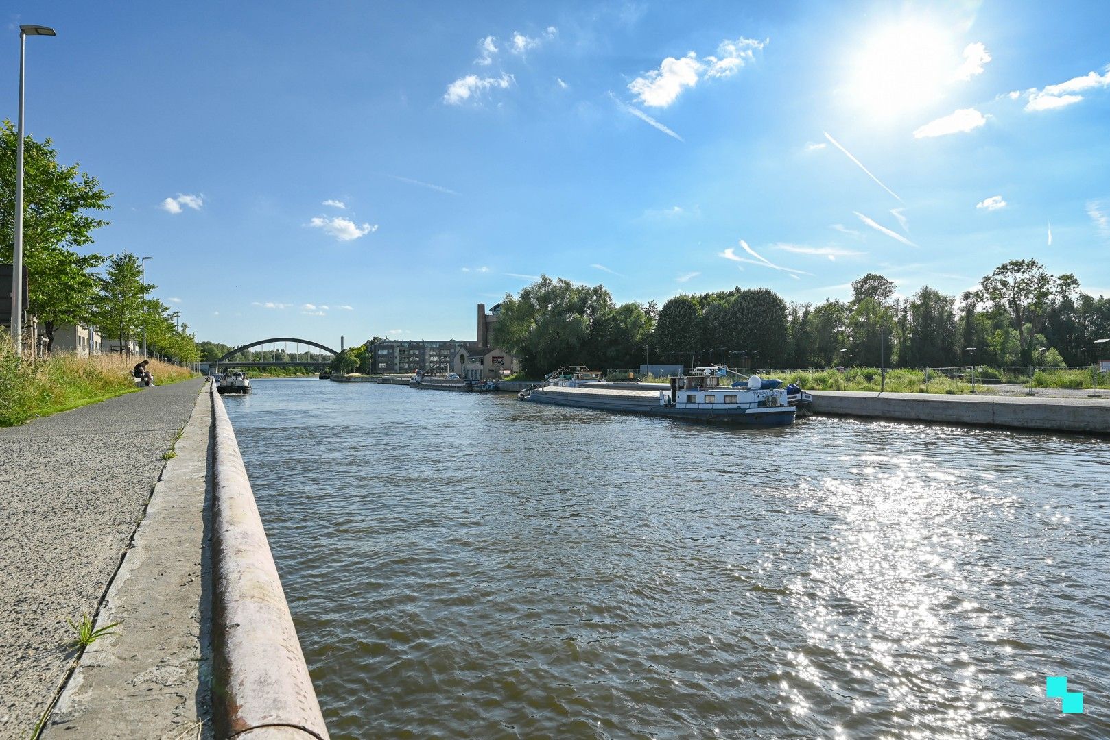 Geweldig hoekappartement met spectaculair panorama over de oevers van de Leie foto 24