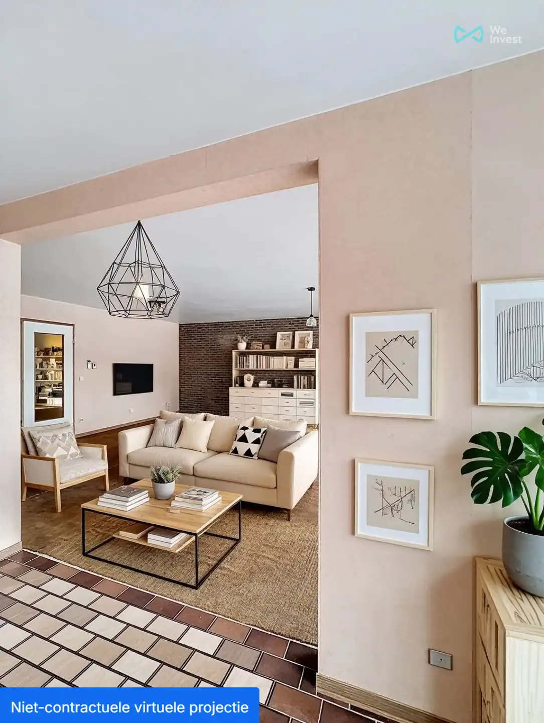 Appartement  met 2 slaapkamers, lift, terras en garage. foto 4