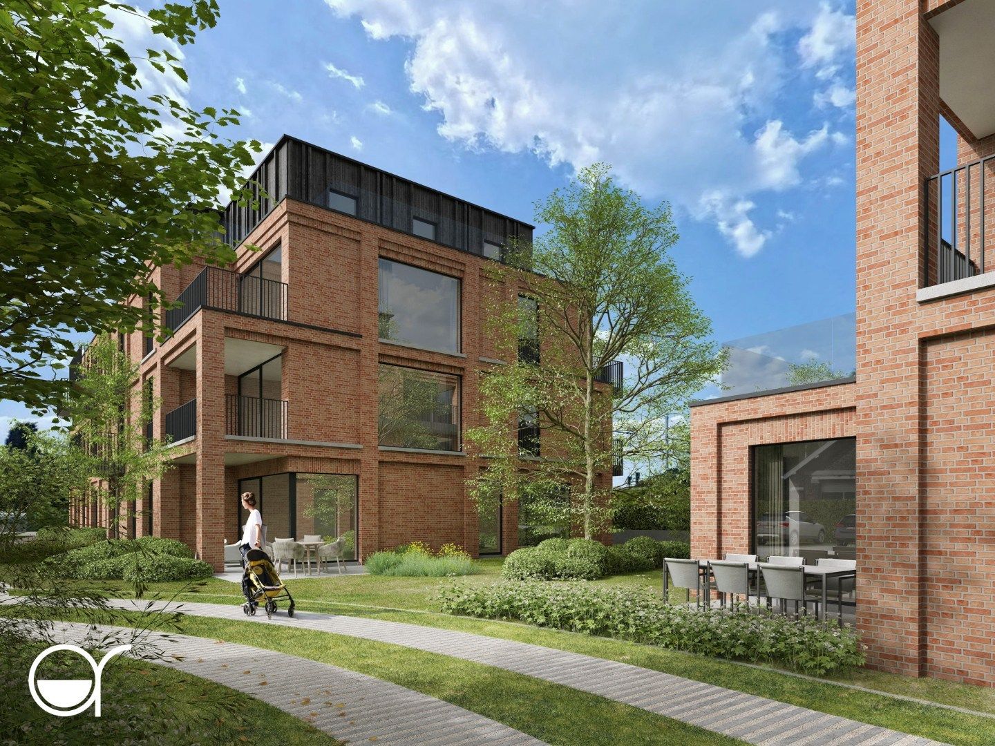 Ruim gelijkvloers 2-slaapkamersappartement met 2 terrassen in nieuwbouwproject Ernest foto 9