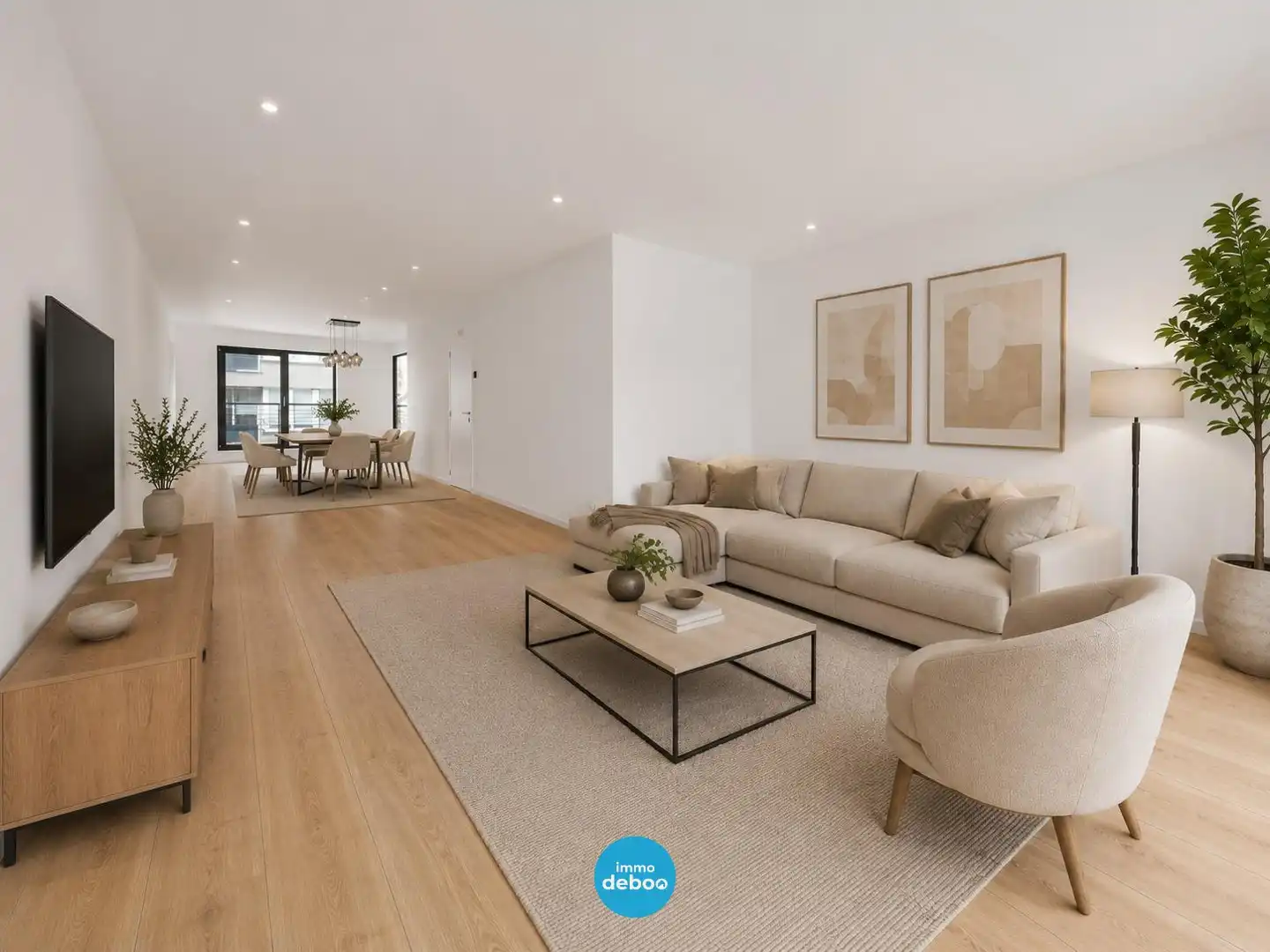 Instapklare bel-etagewoning van 260 m², volledig gerenoveerd in 2024, EPC B en zuidgerichte tuin nabij centrum en zee foto 3