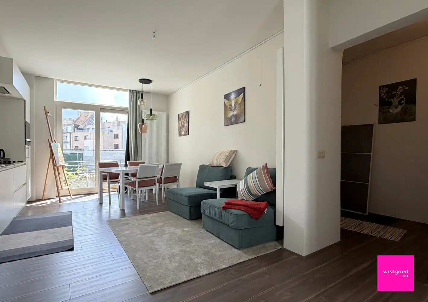 Prachtig gerenoveerd appartement met 1 slaapkamer, hartje Oostende foto 3