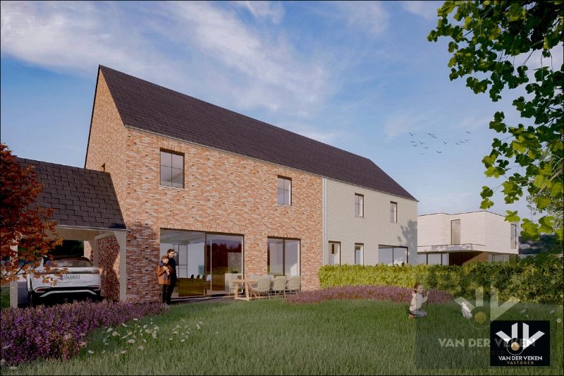 Moderne halfopen nieuwbouwwoning met 4 slaapkamers en 2 badkamers met carport foto 3