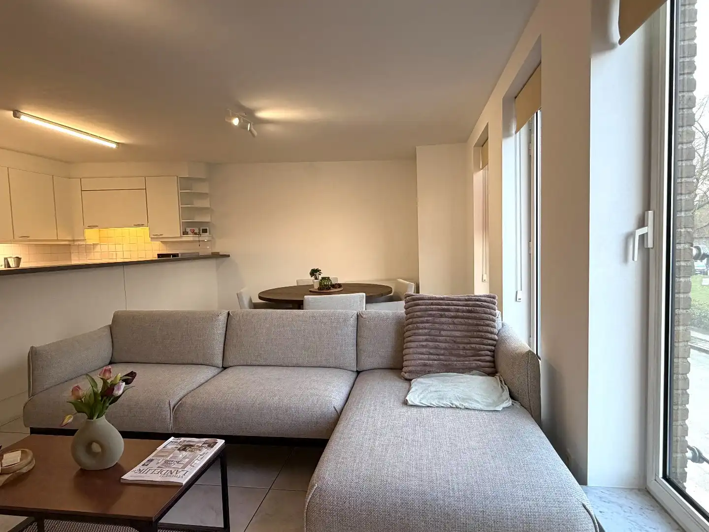 Lichtrijk, heel gezellig appartement met één slaapkamer en terras! foto 5