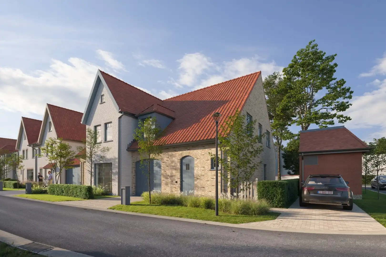 Halfopen bebouwing met 4 slpk en zuid tuin foto {{pictureIndex}}