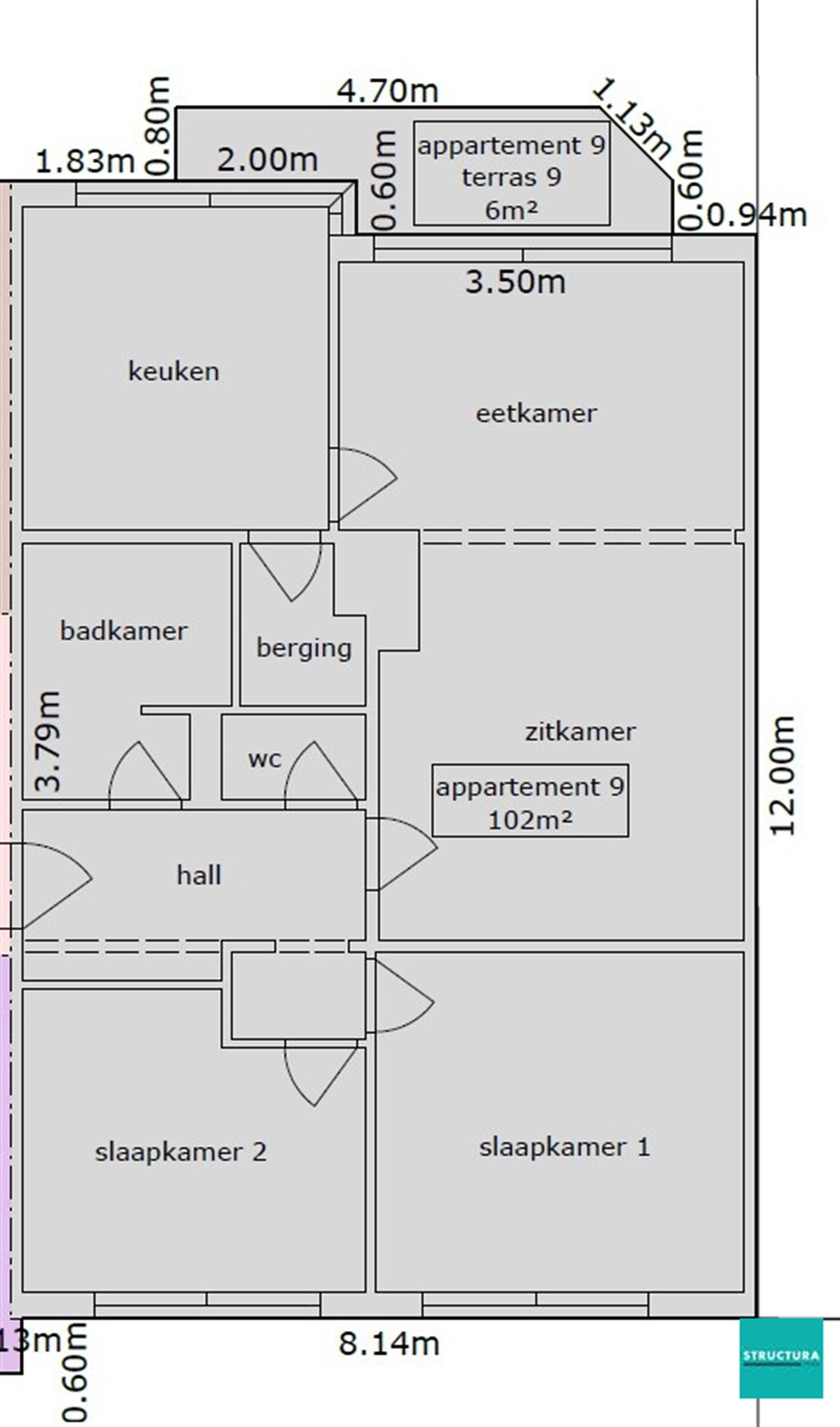 Appartement met twee slaapkamers foto 20