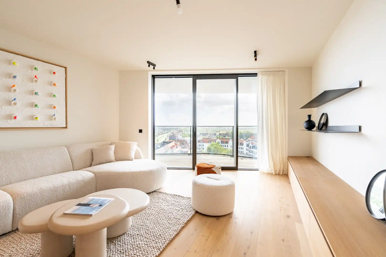 Nieuwbouw appartement met open verzichten vanop het zuid gericht terras foto 6