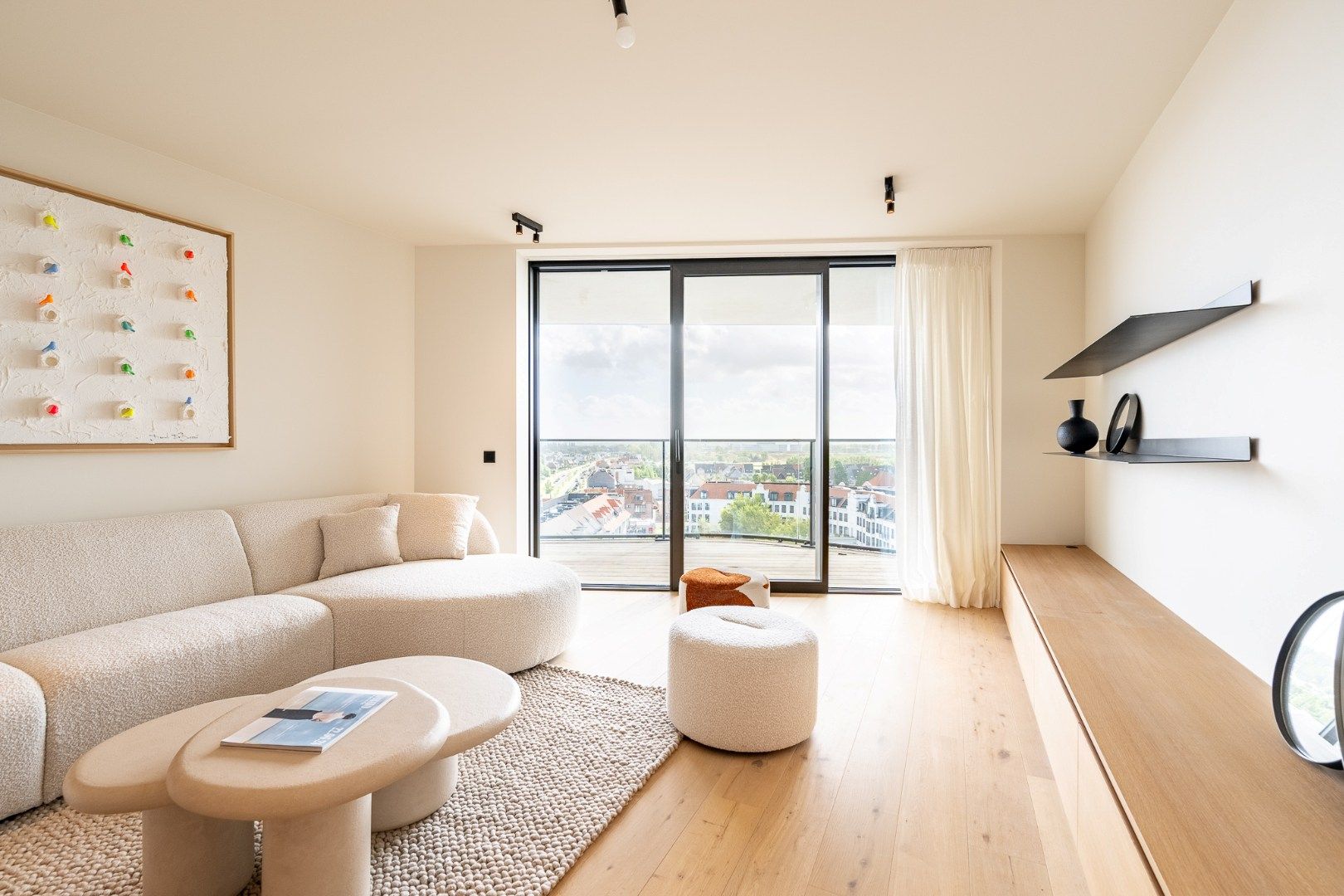 Nieuwbouw appartement met open verzichten vanop het zuid gericht terras foto 6