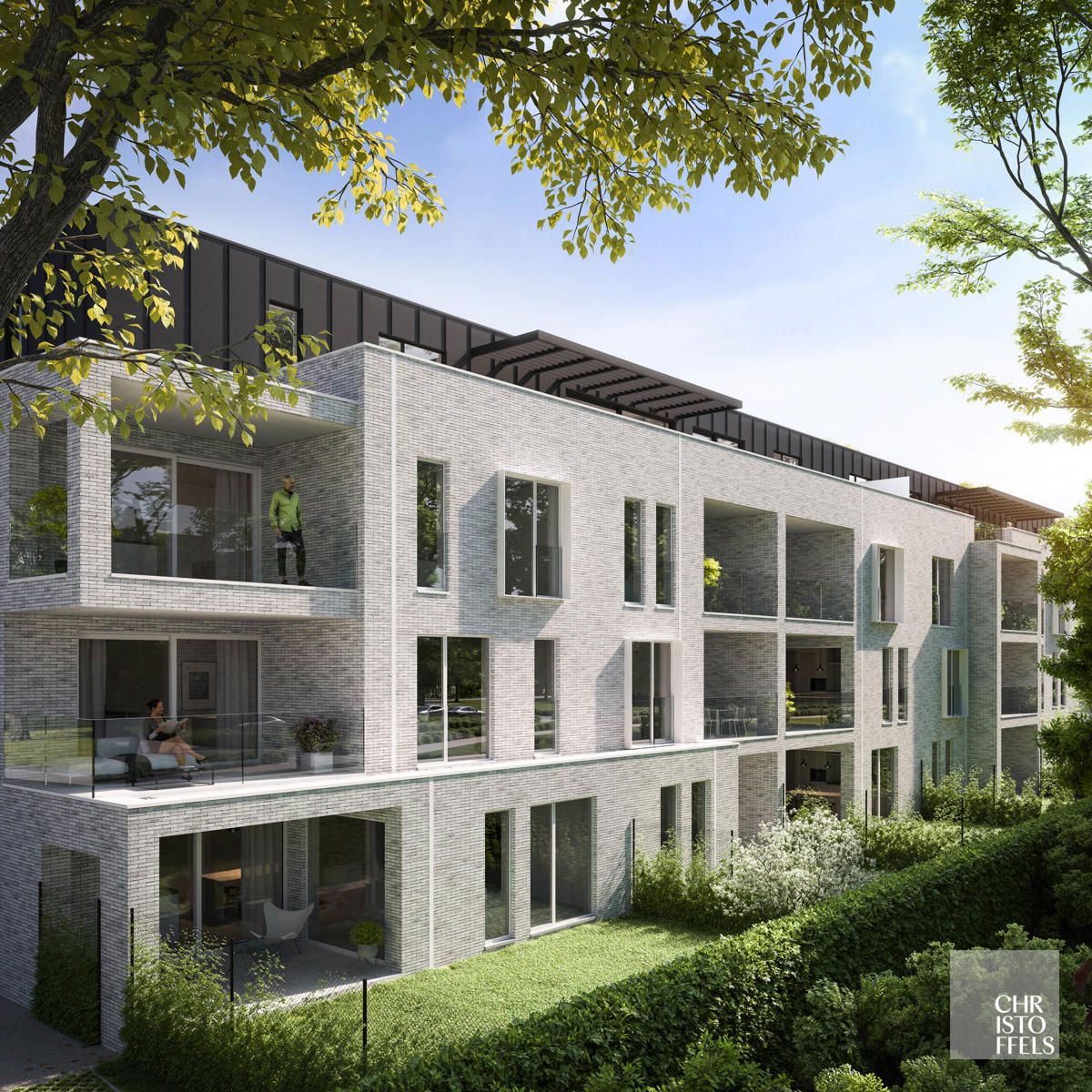 Exclusief wonen in Genk, villa-appartementen met een parktuin foto 4