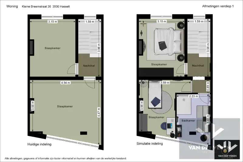 Ruime en goed gelegen te moderniseren rijwoning met gezellige binnekoer, garage en/of atelier foto 32