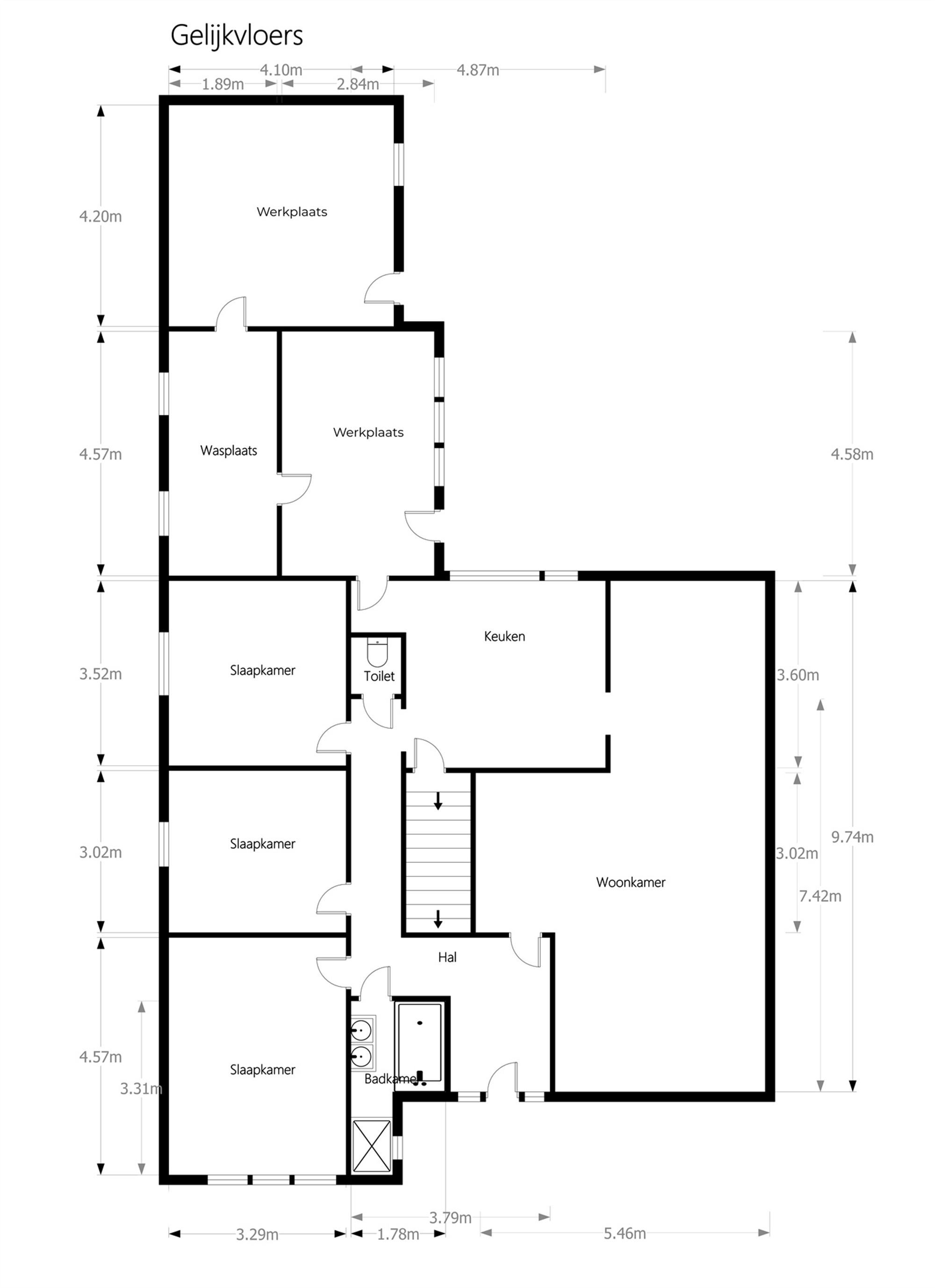 WONING OP PERCEEL VAN 13A47CA OP UITERST UNIEKE LOCATIE MIDDEN IN OASE VAN GROEN foto 22